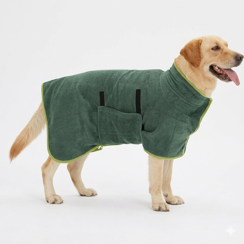 Pet Drying Bathrobe