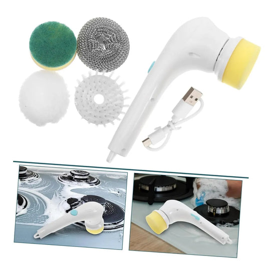 Handheld Electric Spin Scrubber Cleaning Brush