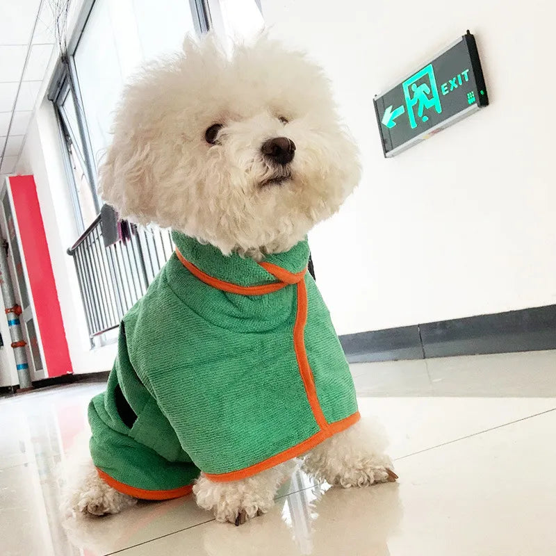 Pet Drying Bathrobe