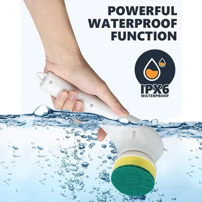 Handheld Electric Spin Scrubber Cleaning Brush